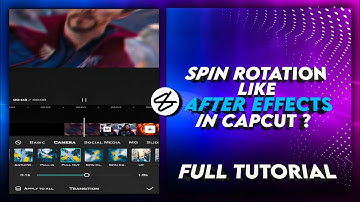 Spin Rotation Like After Effects in Capcut 💫 | Spin rotate transition like after effects in capcut