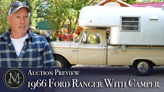 1966 Ford Ranger Pickup Truck With Avion Camper | October 29, 2022 | Miller & Miller Auctions