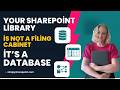 Your SharePoint Library Is NOT a Filing Cabinet — It’s a Knowledge Database