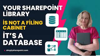 Your SharePoint Library Is NOT a Filing Cabinet — It’s a Knowledge Database