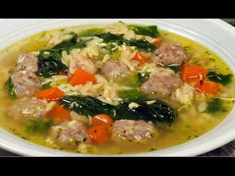 Learn to make Italian wedding soup by your self