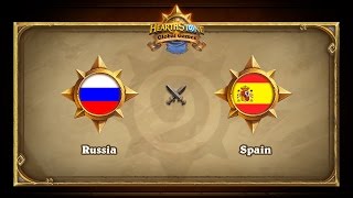 : Russia vs Spain, Hearthstone Global Games Group Stage