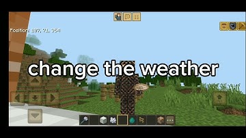 How to change the weather whenever you want using command block