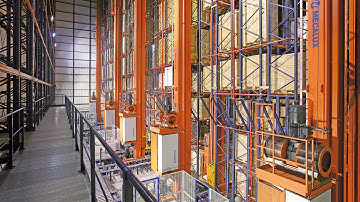 Mecalux keeps Disalfarm in action with 15 automatic stacker cranes - Interlake Mecalux