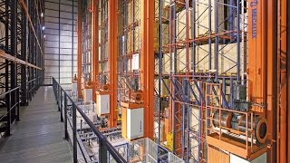 Mecalux keeps Disalfarm in action with 15 automatic stacker cranes - Interlake Mecalux