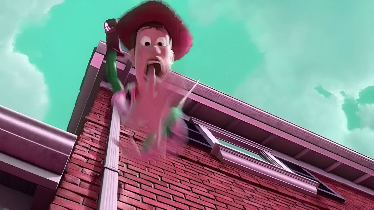 Toy Story - Woody Hard Fall! Aghhh!! | Sponsored by Klasky Csupo 2001 Effects