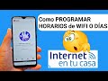 Como PROGRAMAR HORARIOS de WIFI a CELULARES | Internet telcel en casa