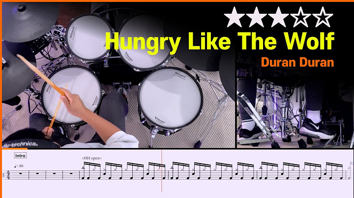 Hungry Like the Wolf Drums version - Drums performance video thumbnail