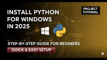 How to Install Python on Windows 10/11 | Step-by-Step Guide 2025 | Vishal Kumar
