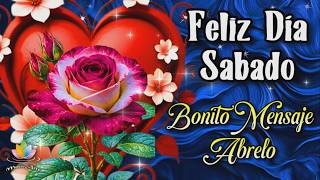 Happy Saturday! 💐 This lovely message is for you. Good morning! Blessings to you! 💐 Happy weekend!