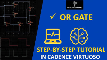 Design of OR Gate Schematic in Cadence Virtuoso #cadence #virtuoso #vlsi  #vlsidesign