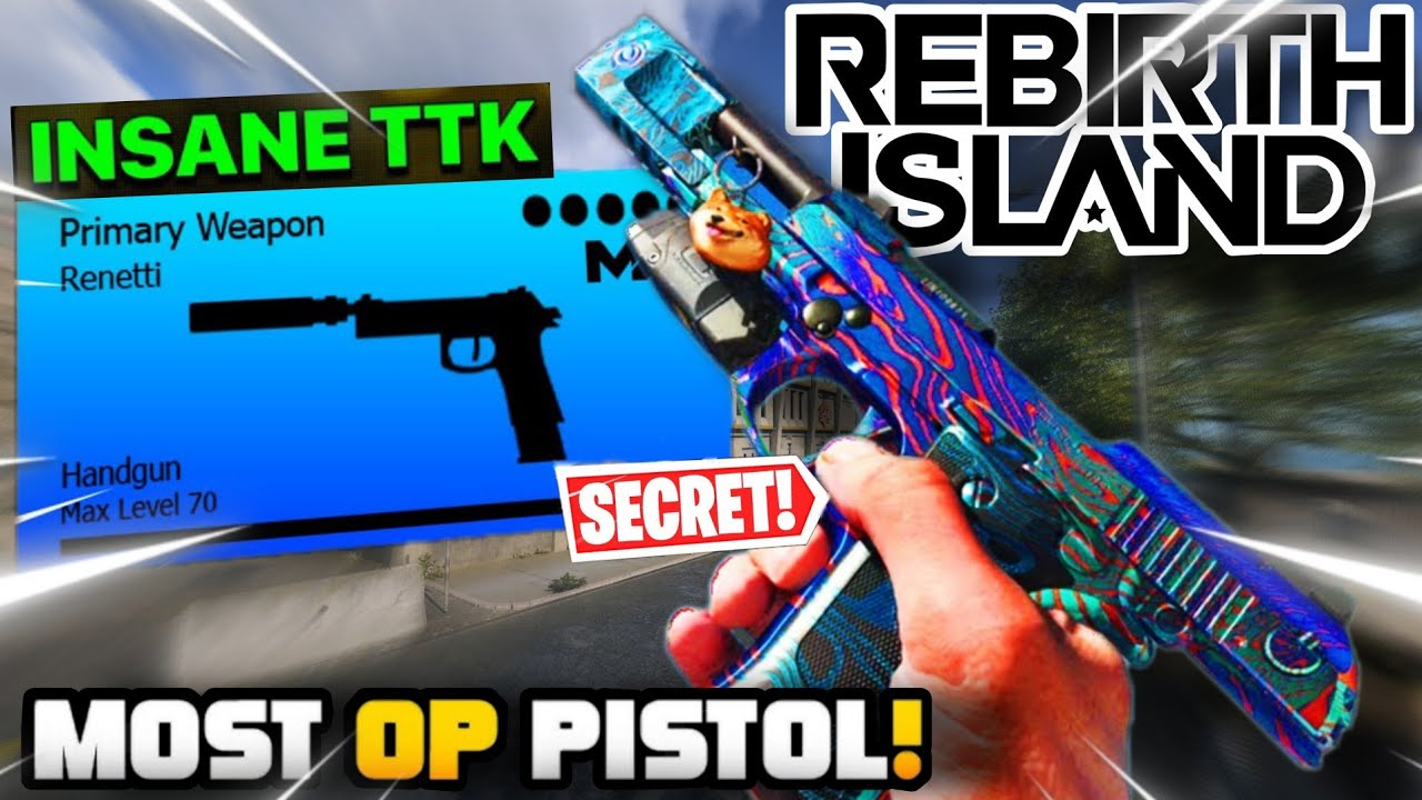 This Forgotten MW Pistol is Secretly the BEST SECONDARY in WARZONE - *Best RENETTI Setup*