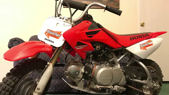Ricochet Skid Plate on HONDA CRF50F