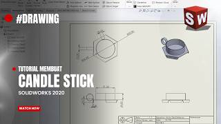 Tutorial SolidWorks -- Cara Membuat Candle Stick #3