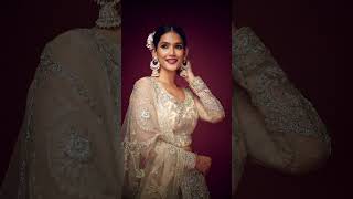 Royal Beige Exquisite Heavy Embroidered Soft Net Event Wear Lehenga.. screenshot 3