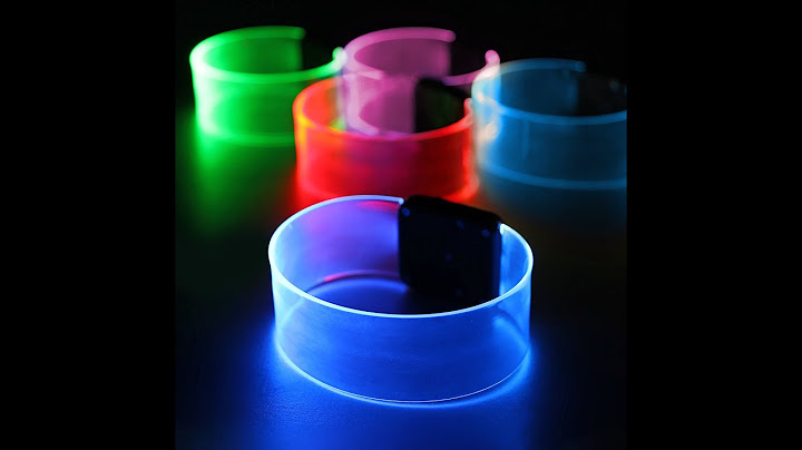 Leuchtarmband mit Magnetschließe I Leuchtendes Armband für Konzerte Fasching Events Nightlife