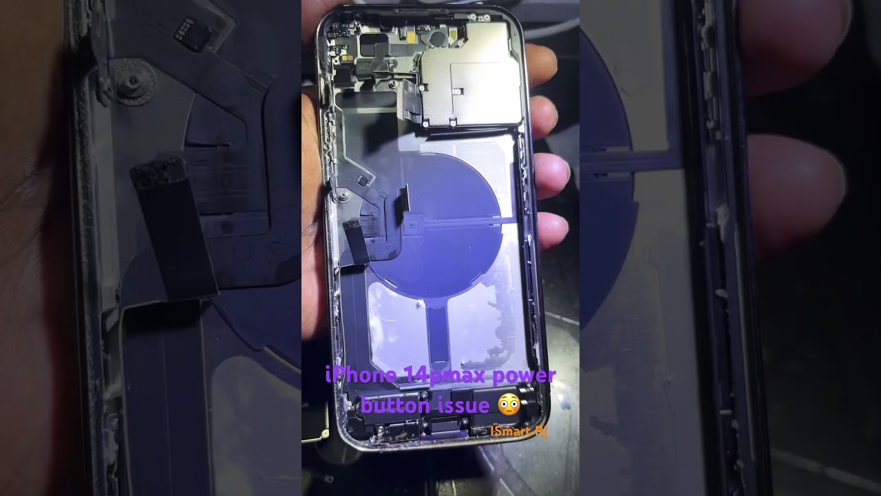 iPhone, 14 Pro Max | power button issue |fix ISmart Rj | Vizag | YouTube shorts ￼# 😳😳