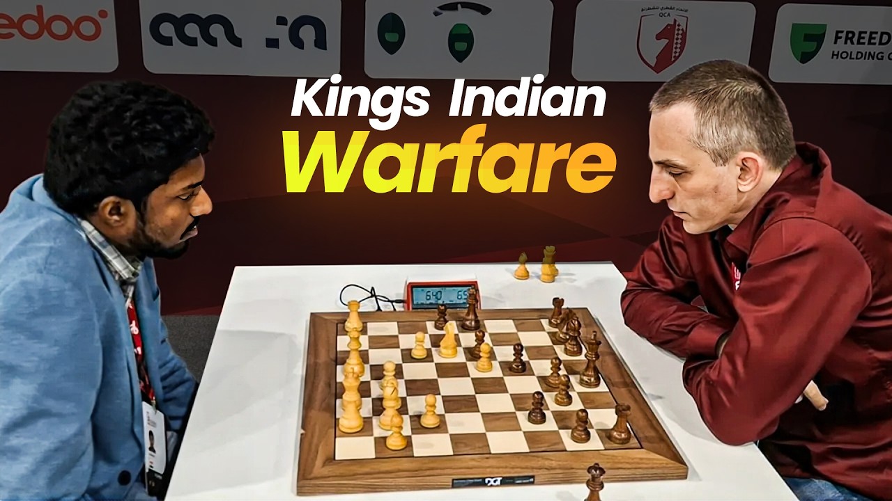 Sasha "Thug life" Grischuk destroys Adhiban "cowboy" Baskaran in 26 moves | FIDE World Rapid 2025