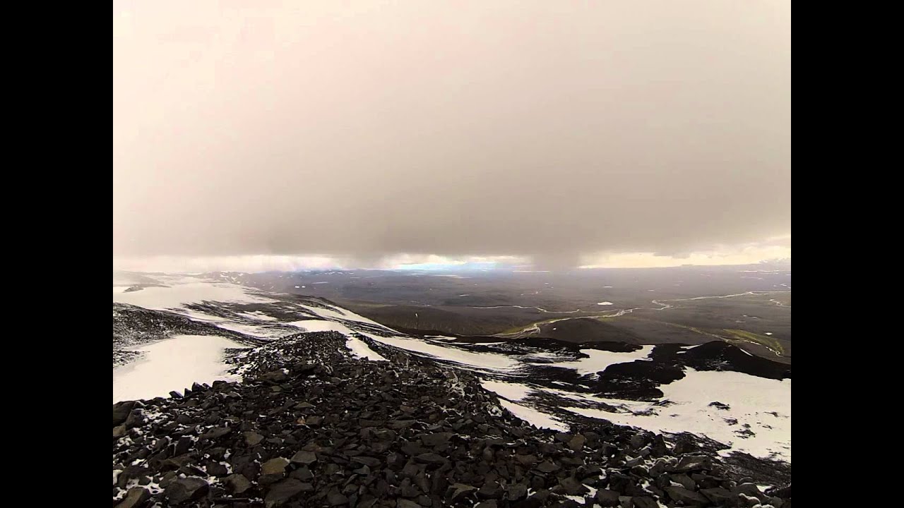View from Hahyrna western summit of Tungnafellsjökull — Tungnafellsjökull — video poster