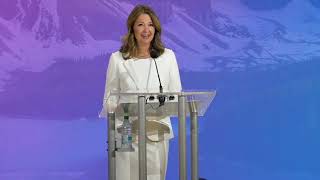 Danielle Smith AddressesCrowd At Conservative Convention
