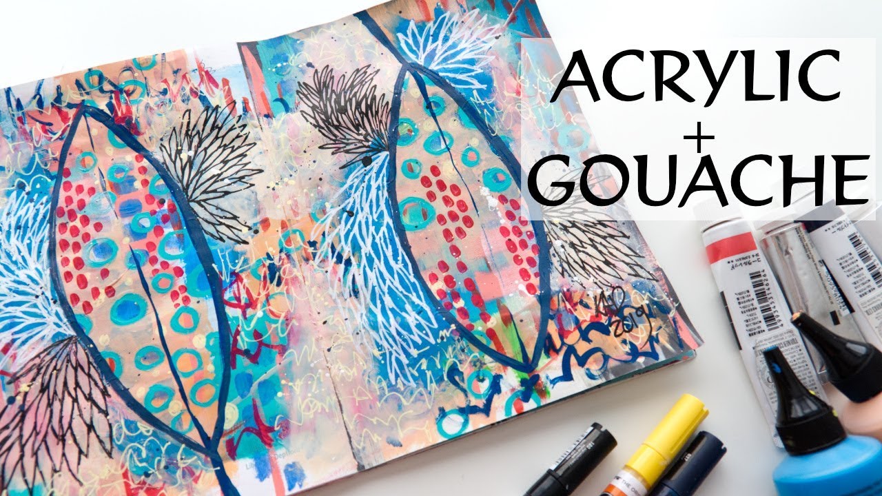 Can you Paint with Traditional Gouache on top of Acrylic Gouache? - The  Fearless Brush