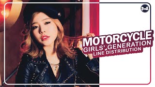 Girls’ Generation (少女時代) - motorcycle | Line Distribution (All Vocals)