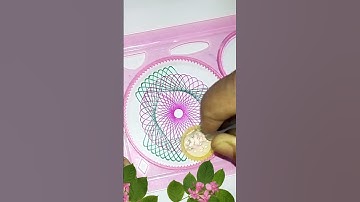 Easy mandala Art with Spirograph #ytshots #spirograph #shorts #mandala