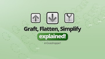 Graft Flatten Simplify - Grasshopper Tutorial