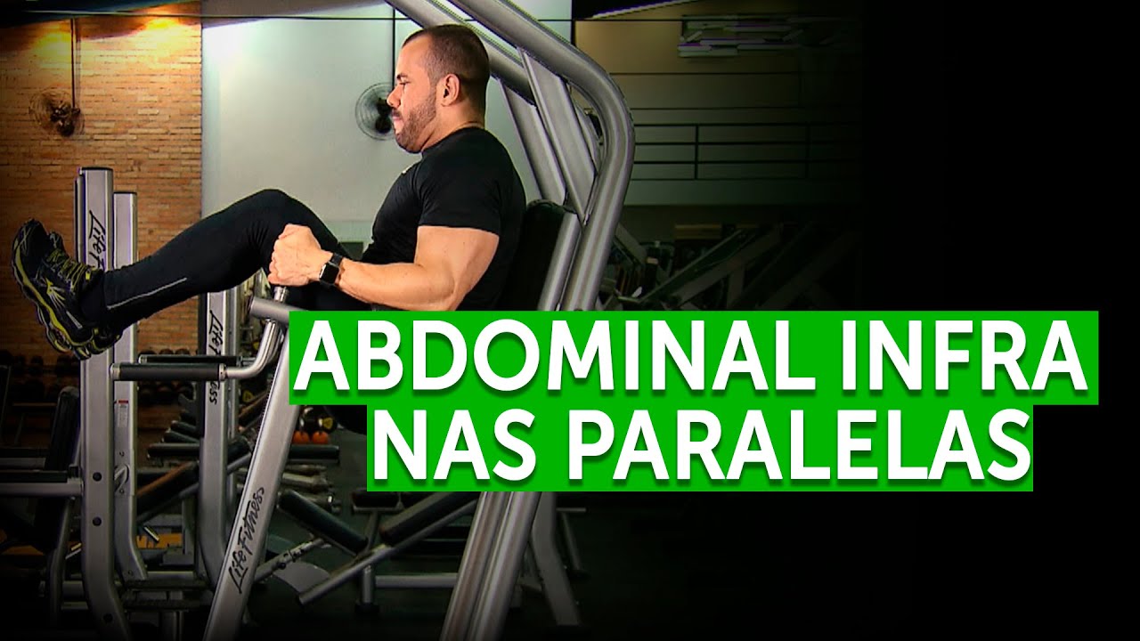 abdominal infra nas paralelas youtube
