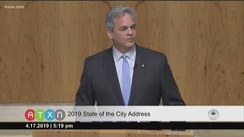 Mayor Steve Adler delivers 