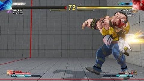STREET FIGHTER V Chun Li tech Blockstring And Perfect vs Abigail