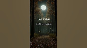 تلاوة جميلة وتلاوة سورة العاديات للشيخ عبدالرحمن السديس
