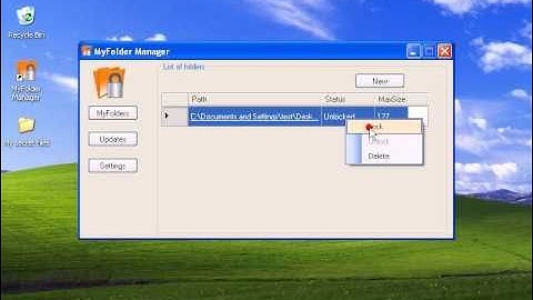 Password protect folder in Windows 7, Vista and XP (FREE)