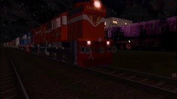 Rajdhani Express Rescue in MSTS Open Rails by Sumit Mehrotra