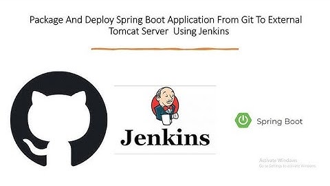 Spring boot application on Tomcat server using Jenkins