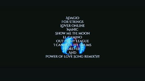 Adagio For Strings Lover Online Manic Show me the Moon El Camino Out of my League Song remix’s !!!