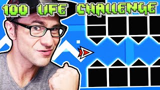 The MOST CLUTCH Recent Tab 100 Life Challenge [Geometry Dash]
