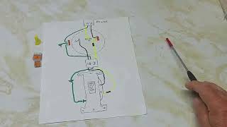 How To Wire Power To Light Then To The Switch For Beginners.