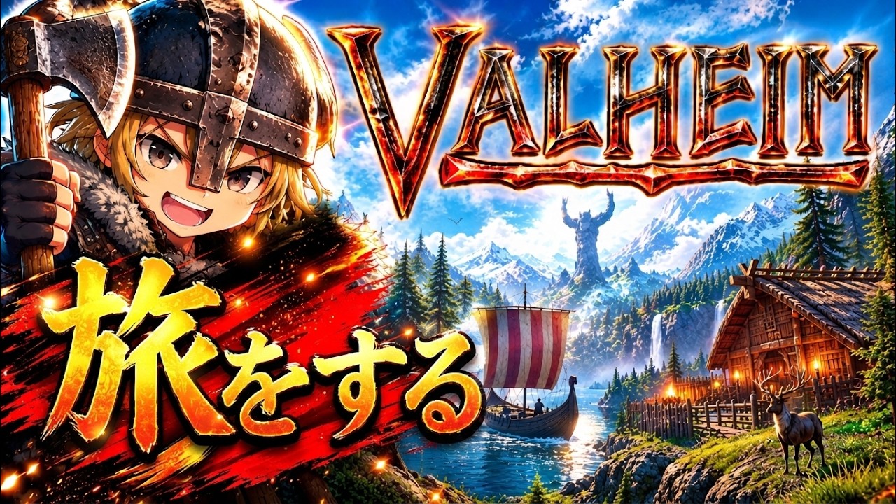 【ヴァルヘイム】サバクラ初心者が行く!雪山攻略したい⚔2026.10.5 #shorts #ヴァルヘイム #valheim