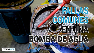 ¿Cuáles son las dos causas más comunes de avería de una bomba?