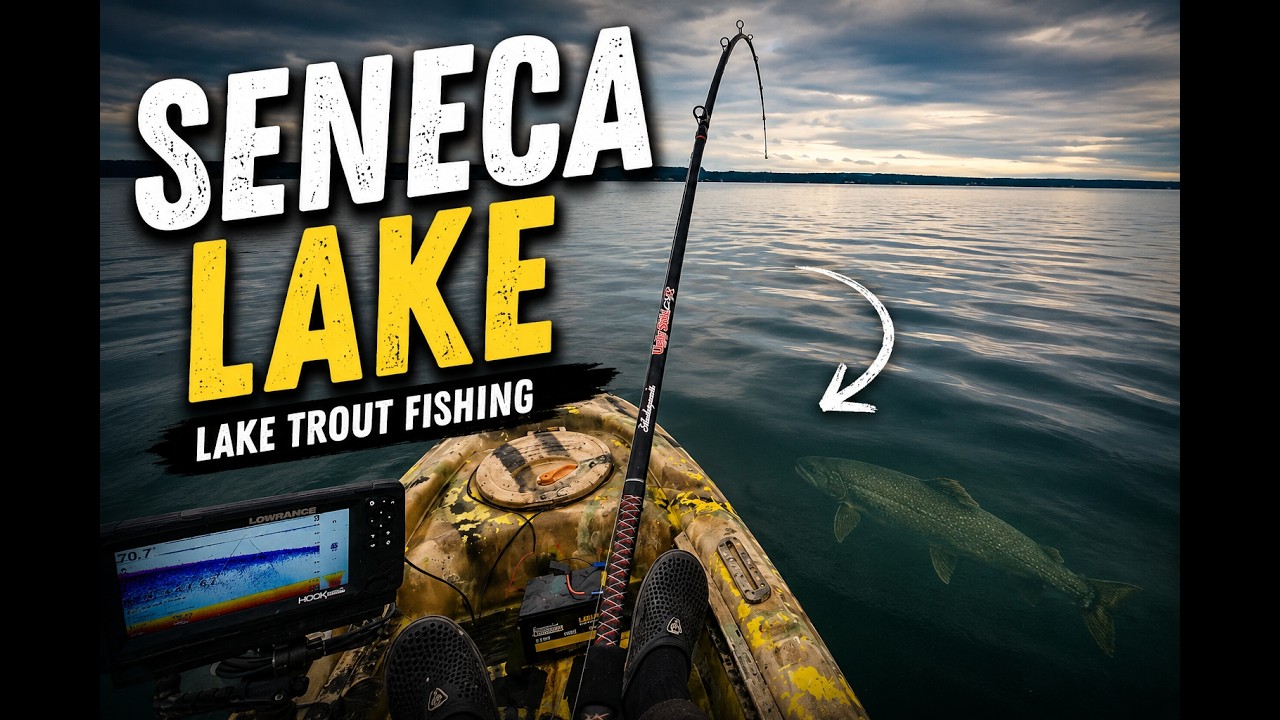 Kayak Fishing Seneca Lake | Bass in the Shallows & Lake Trout Offshore