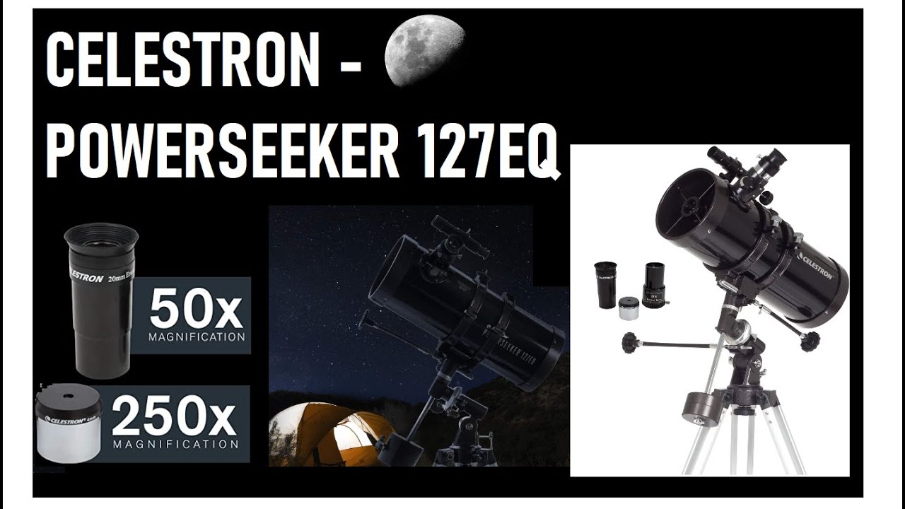 Celestron PowerSeeker 127EQ Telescope unboxing - YouTube