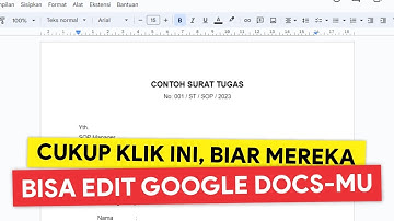 ATUR BAGIAN INI! Cara agar Google Docs Bisa Diedit Orang Lain | Membuat Google Dokumen Dapat Diedit