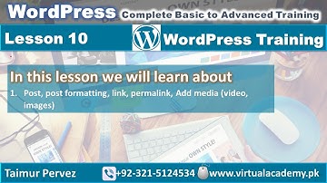 Wordpress basic to advance training 2016 Lesson 10