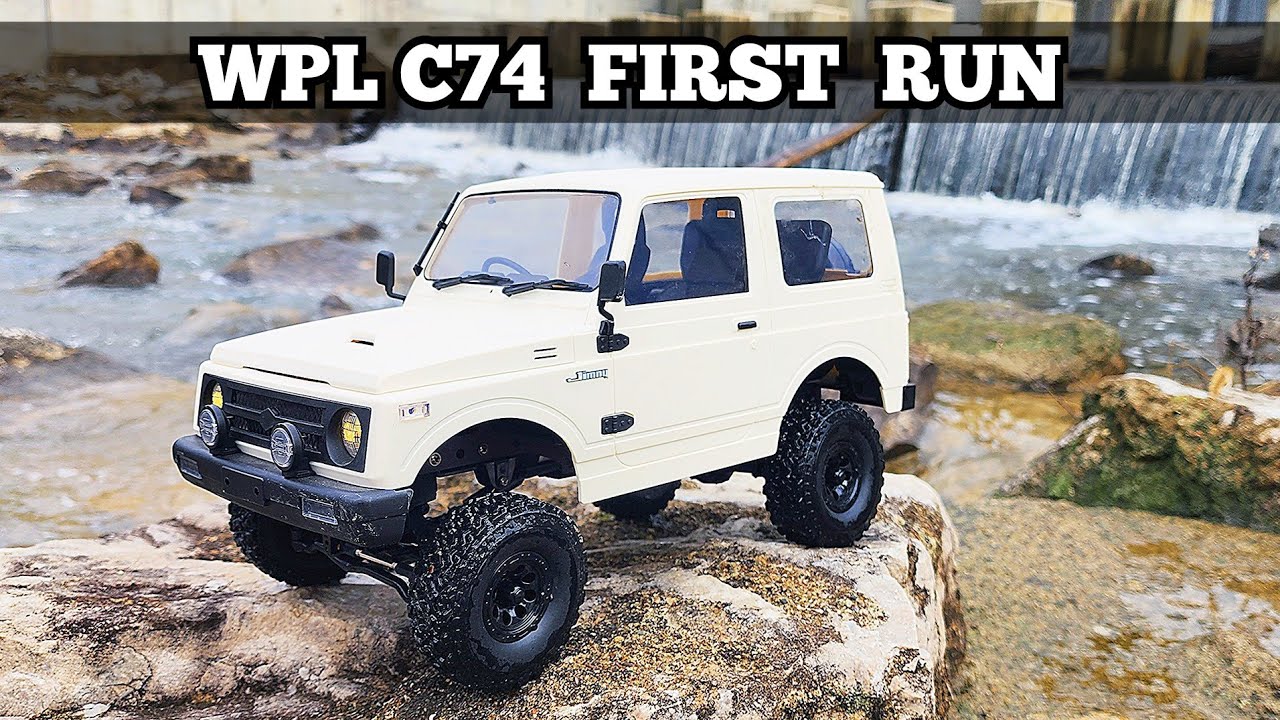 wpl c74 jimny first run - YouTube