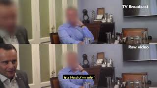 Raw footage from French TV passport lawyer sting