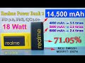 #14,500 mAh Realme Powerbank 2 (20,000mAh) #Capacity, #Charging Time Testing & #Teardown 🛠💥🙈