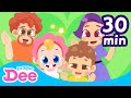 🙈 Peek-A-Boo Song Compilation  | Mother Goose Nursery Rhymes 🎵 | Dragon Dee Kids Songs