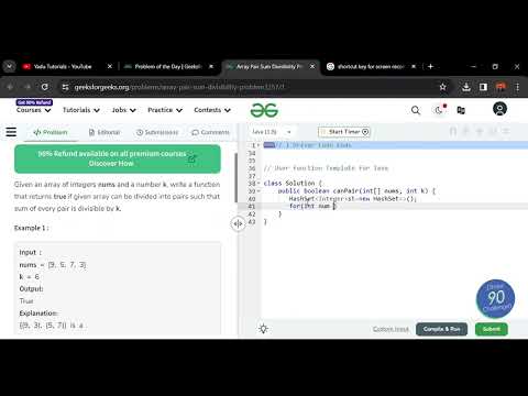Array Pair Sum