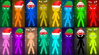 Stickman MINIGAMES Special Christmas 2024 - Stickman Party 1234 Gameplay Funny Video Walkthrough